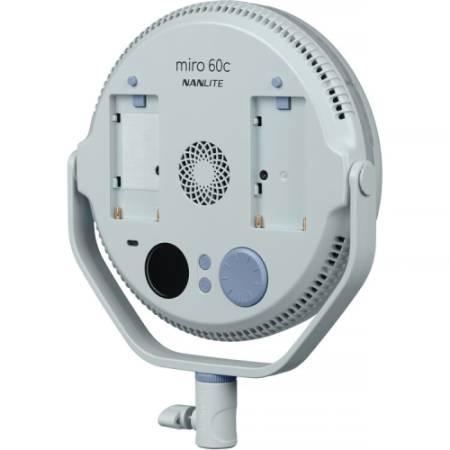 Nanlite Miro 60c (Mint Blue) - okrągły panel, lampa LED RGBWW